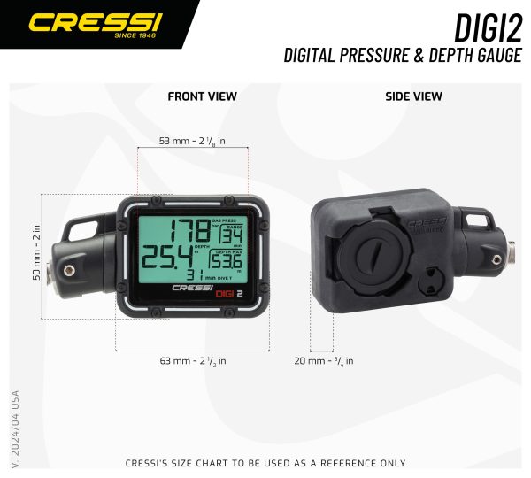 CONSOLE DIGI 2 CRESSI MANO DIGITAL / PROFONDIMETRE – Image 10